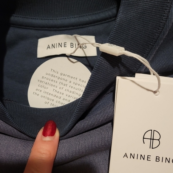 Anine Bing Jaci Sweatshirt Hamburg is a Myth NWT - Picture 3 of 7